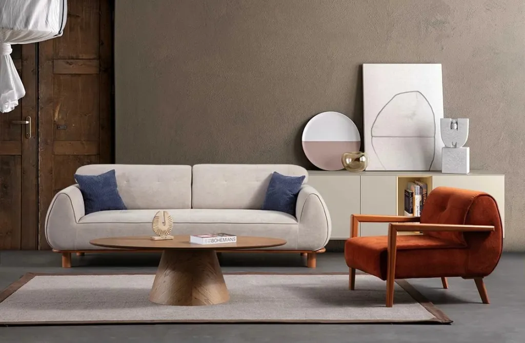Divan treshe Atelier del Sofa, Drop, i bardhë - 2