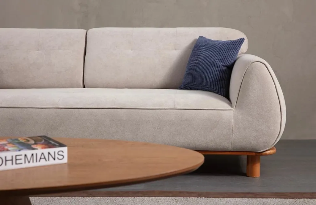 Divan treshe Atelier del Sofa, Drop, i bardhë - 4