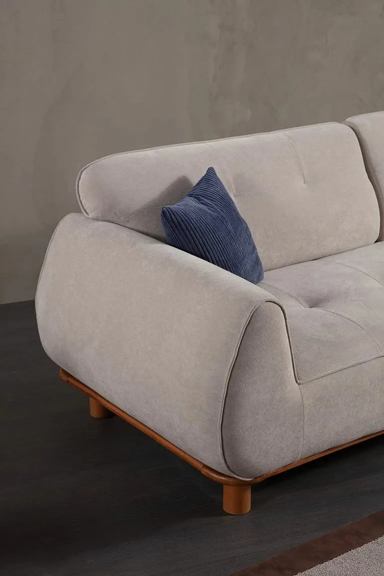 Divan treshe Atelier del Sofa, Drop, i bardhë - 5