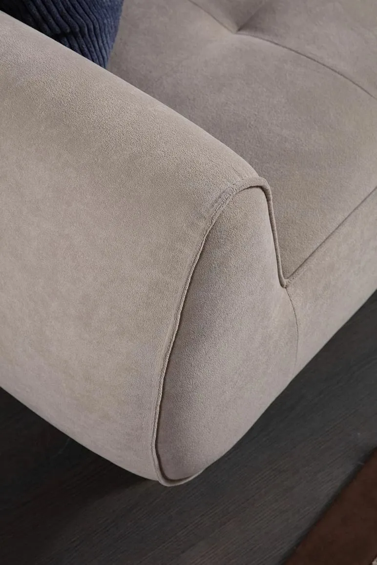 Divan treshe Atelier del Sofa, Drop, i bardhë - 8