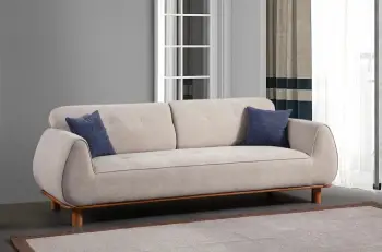 Divan treshe Atelier del Sofa, Drop, i bardhë