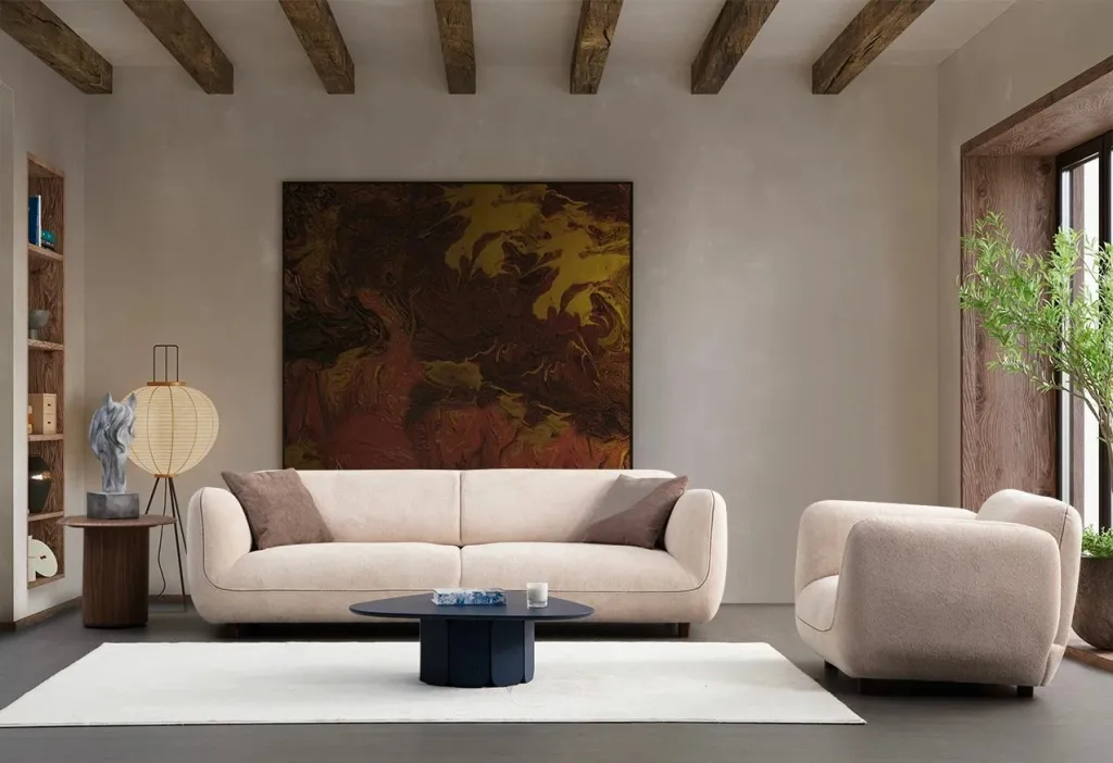 Divan katër vendesh, krem, Atelier del Sofa, Pavia - 1