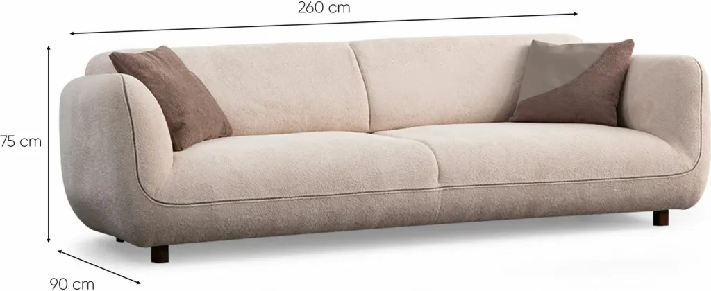 Divan katër vendesh, krem, Atelier del Sofa, Pavia - 8