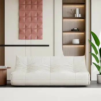 Divan treshe Atelier del Sofa, i bardhë, Bocek