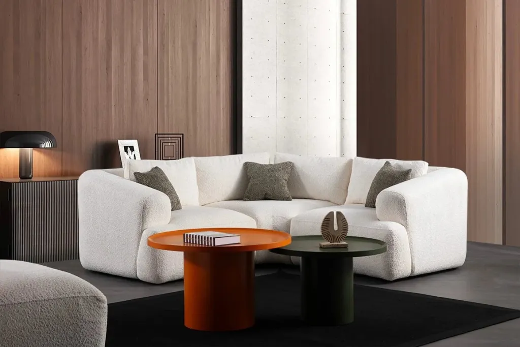 Këndare Sofia, Atelier del Sofa, e bardhë (L1 + C + 1R) - 1