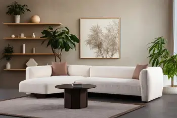 Këndore Rena, e bardhë, Atelier del Sofa, kënd i majtë