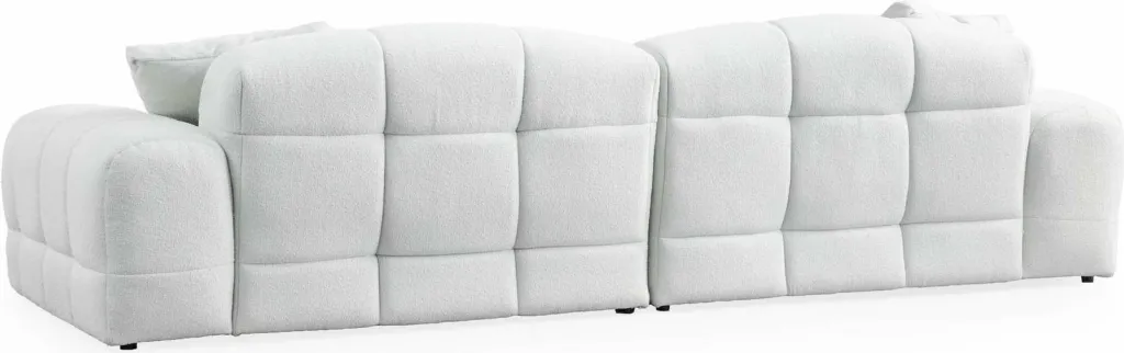 Divan treshe Pescara Lounge, ngjyrë e bardhë, Atelier del Sofa - 5