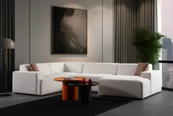 Këndore Melva, Atelier del Sofa, e bardhë (L1,5 + C + O2 + Chl Djathtas)