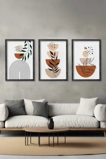 Set pikturash dekorative me kornizë, 3 copë, Wallity, Ersy3Syhcrv32