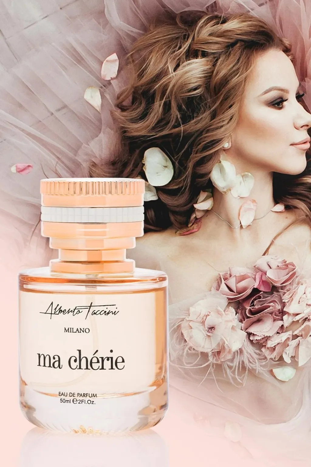 Parfum për gra Alberto Taccini, Ma Chérie, 50ml, portokalli - 2