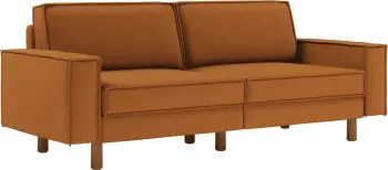 Divan treshe, Atelier del Sofa, Sparrow 3, karamel, walnut