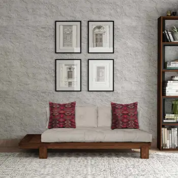Lounger Atelier del Sofa, ngjyrë arre dhe bezhë, CPT8380-200