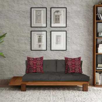 Lounger Atelier del Sofa, ngjyrë teak dhe antracit, CPT8375-200