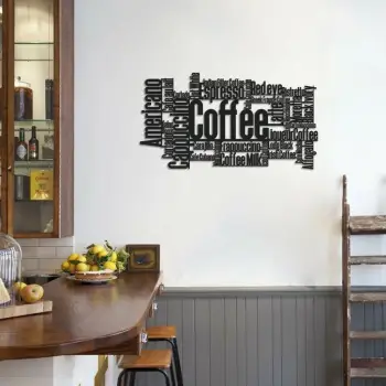 Aksesor dekorativ metalik për mur, Wallity, Coffee, APT566LS