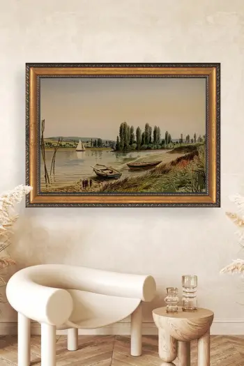 Pikturë dekorative me kornizë, Wallity, shumëngjyrëshe, ATCRCVCNVSMDL45, 40x60cm