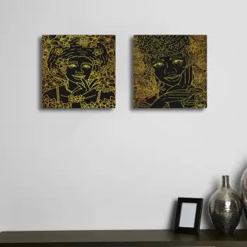 Pikturë dekorative në kanavacë (2 copë), Wallity, ASR2-CNV25-2, 50x50cm