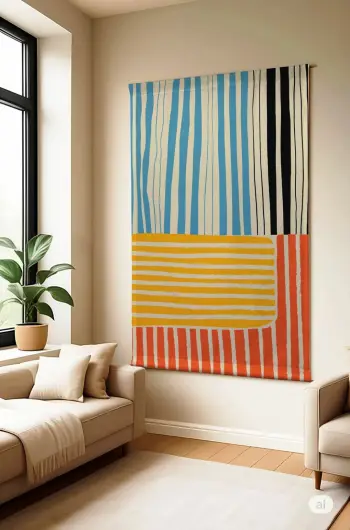 Pikturë dekorative poliestër, Wallity Polybaby 14, shumëngjyrëshe, 70x120cm