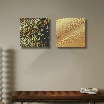 Pikturë dekorative në kanavacë (2 copë), Wallity, ASR2-CNV25-18, 50x50cm