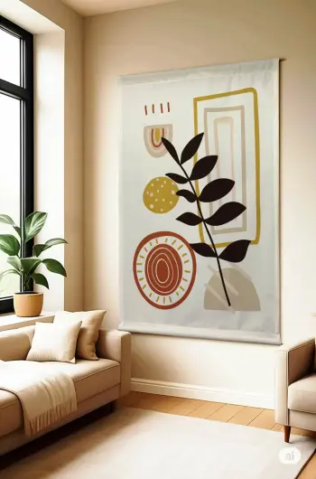Pikturë dekorative poliestër, Wallity Polybaby, shumëngjyrëshe, 70x120cm