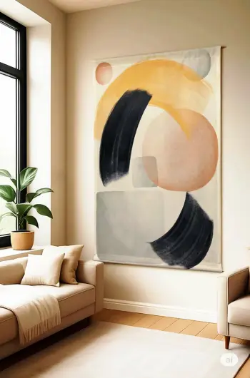 Pikturë dekorative poliestër, Wallity Polybaby 31, shumëngjyrëshe, 70x120cm
