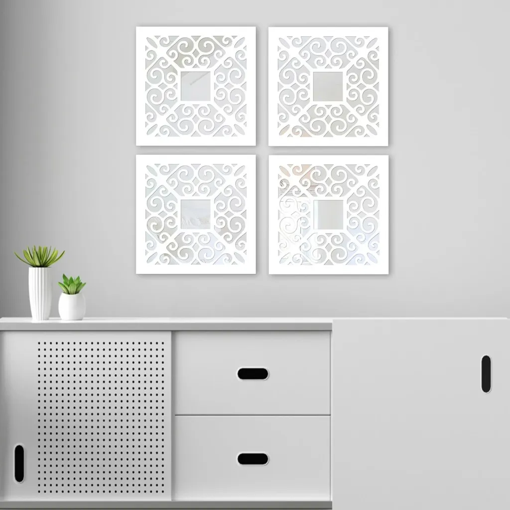 Set pasqyrash (4 copë), Wallity, BYZ06833628 - 1