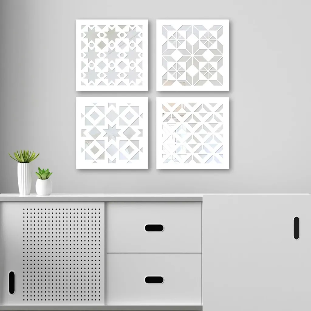 Set pasqyrash (4 copë), Wallity, BYZ1508840039 - 1