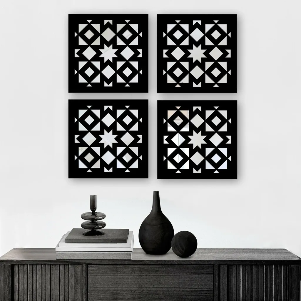 Set pasqyrash (4 copë), Wallity, SYH15088400391 - 1