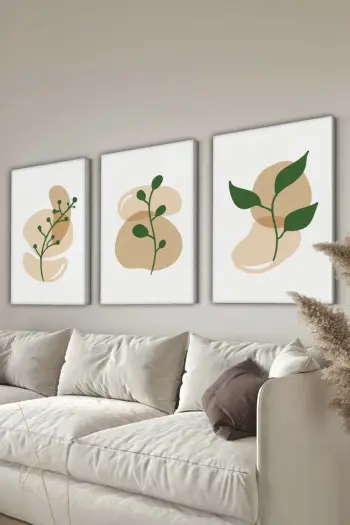 Pikturë dekorative në kanavacë (3 copë), Wallity, 3Cnvs20, 40x60cm