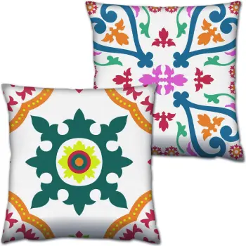 Set jastëkësh dekorativ (2 copë), shumëngjyrësh, AB-4661-4662