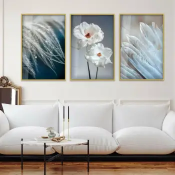 Pikturë dekorative prej xhami të temperuar, Wallity, Huhu381, shumëngjyrëshe, 60x90cm (3 copë)