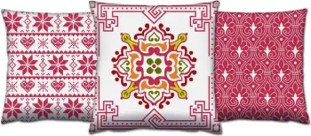 Set jastëkësh dekorativ (3 copë), Evila Originals, AC-4396-4659-4531