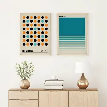 Pikturë dekorative me kornizë MDF (2 copë), Wallity, Huhu249, 20x30cm