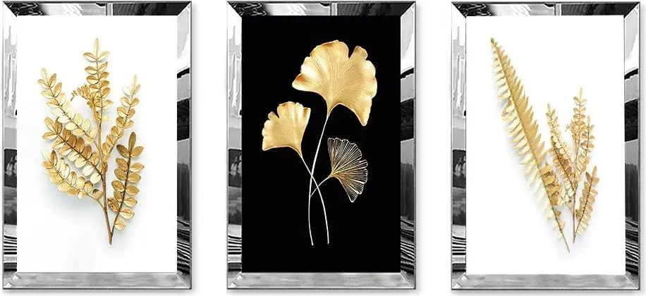 Pikturë dekorative MDF-Plexiglass (3 copë), Wallity, Huhu402, 50x70cm - 2