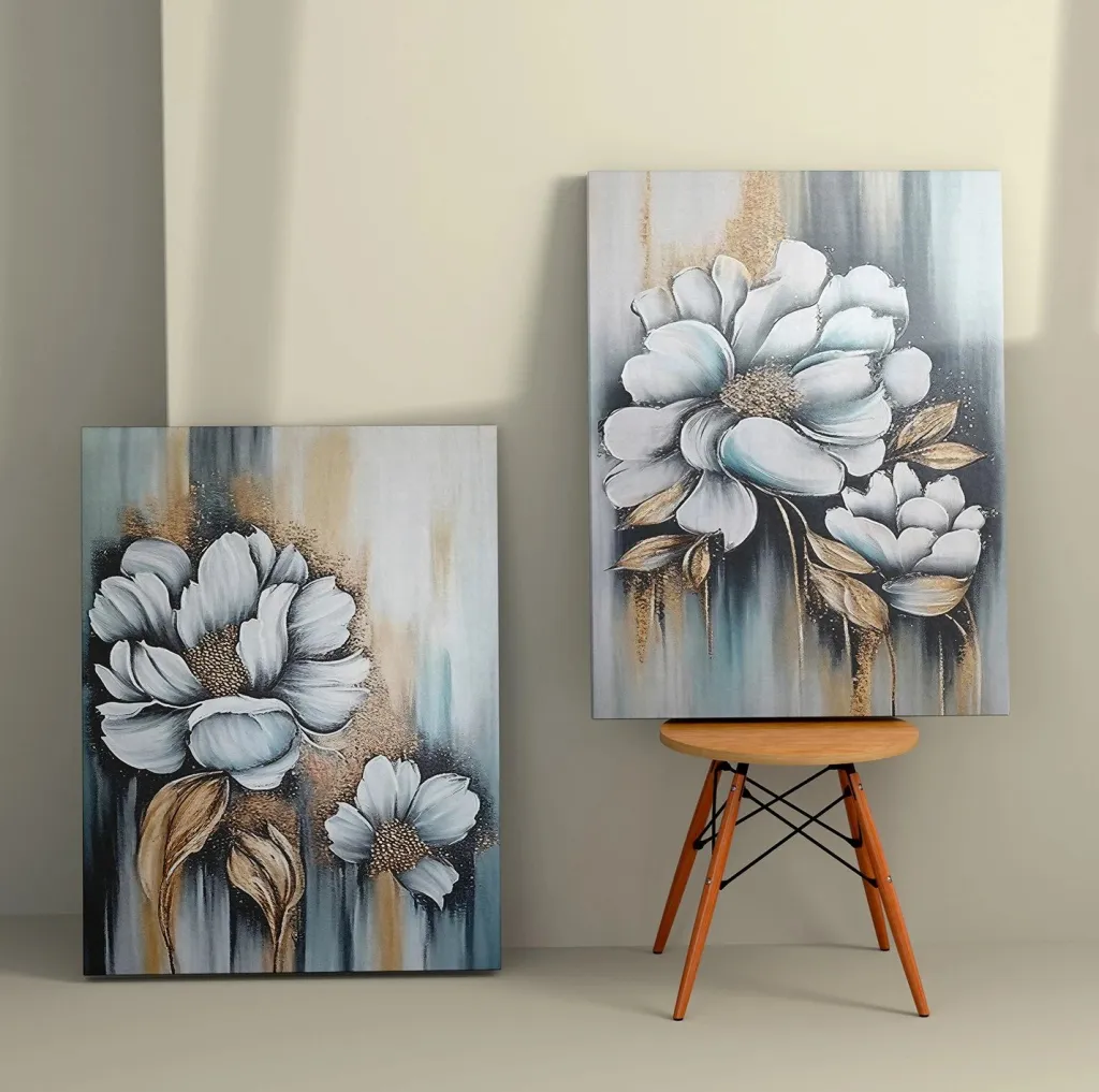Pikturë dekorative në kanavacë, 2 copë, Wallity, 2KNV4236, 50x70cm - 1