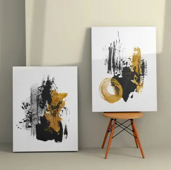 Pikturë dekorative në kanavacë (2 copë), Wallity, 2KNV4263, 50x70cm