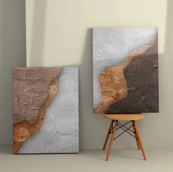Pikturë dekorative në kanavacë (2 copë), Wallity, 2KNV4301, 50x70cm