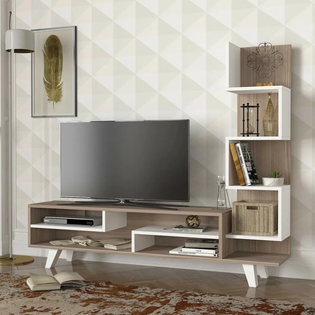 Njësi TV Skye Decor, e bardhë, Cordoba - 1