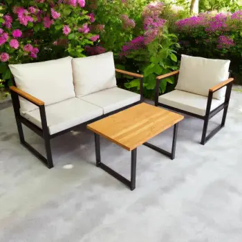 Set lounge për kopsht Skye Decor, CPT5549-130, bezhë