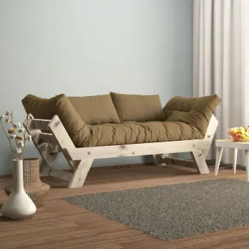 Divan kopshti dy ulëse, Skye Decor, natyral/kamel, CPT8122-210
