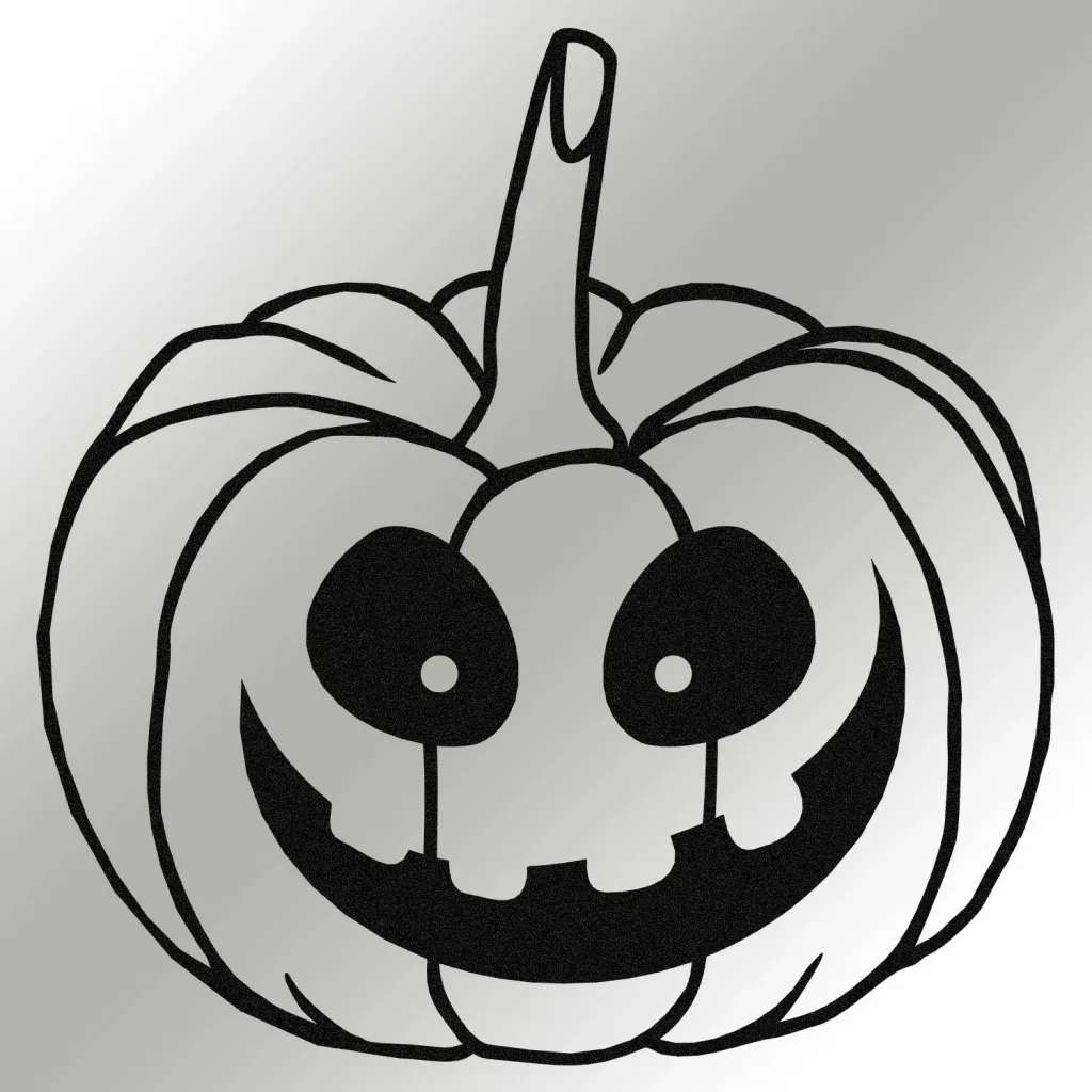 Aksesor dekorativ metalik për mur, Wallity, Halloween 6 - 5