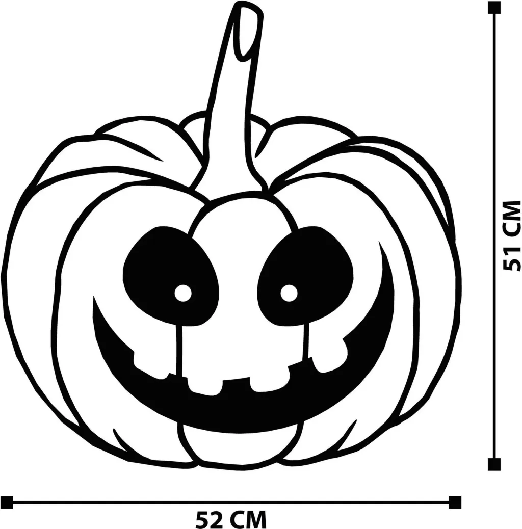Aksesor dekorativ metalik për mur, Wallity, Halloween 6 - 6