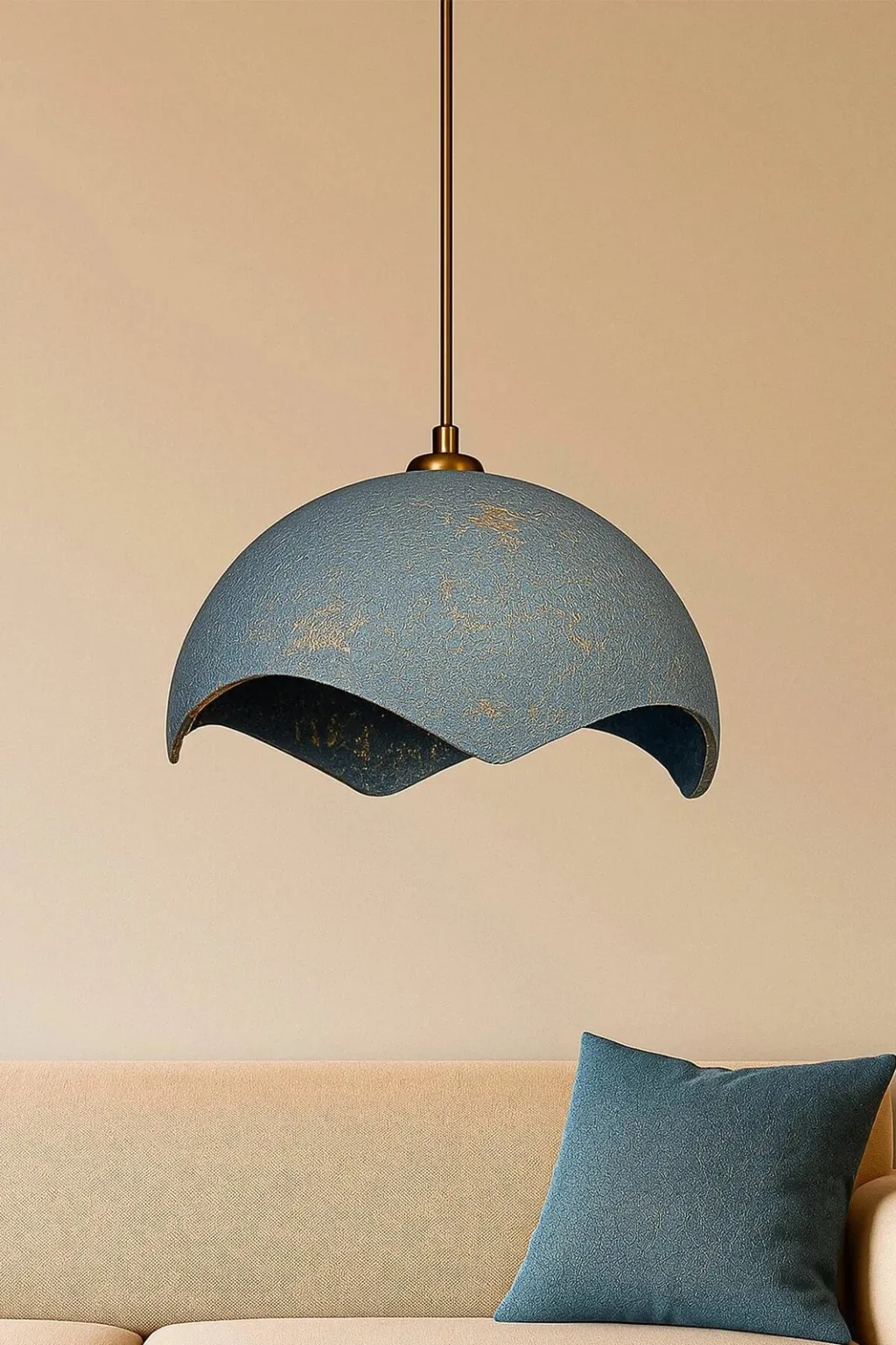 Llambë tavani Opviq, blu dhe ari, BK204 - 1