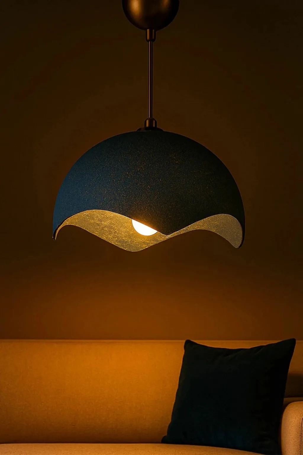Llambë tavani Opviq, blu dhe ari, BK204 - 2
