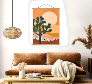 Pikturë dekorative me kornizë, shumëngjyrëshe, Wallity, MRG02, 50x70cm