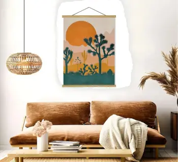 Pikturë dekorative me kornizë, shumëngjyrëshe, Wallity MRG01, 50x70cm