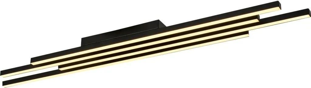 Llambë tavani moderne Opviq, e zezë, L1250 - 2