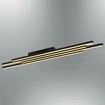 Llambë tavani moderne Opviq, e zezë, L1250