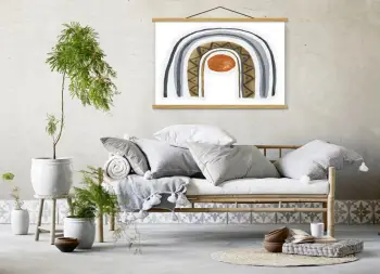 Pikturë dekorative me kornizë, shumëngjyrëshe, Wallity MRG16, 50x70cm