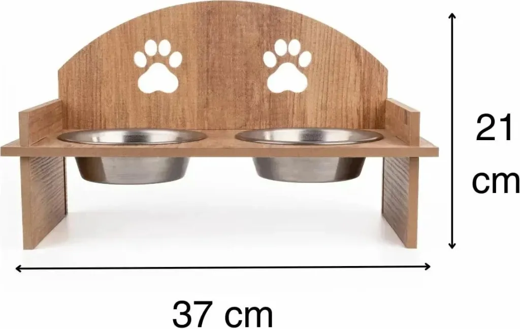 Enë ushqimi për kafshë, dy copë, Paws & Whiskers, Apvm12 - 5