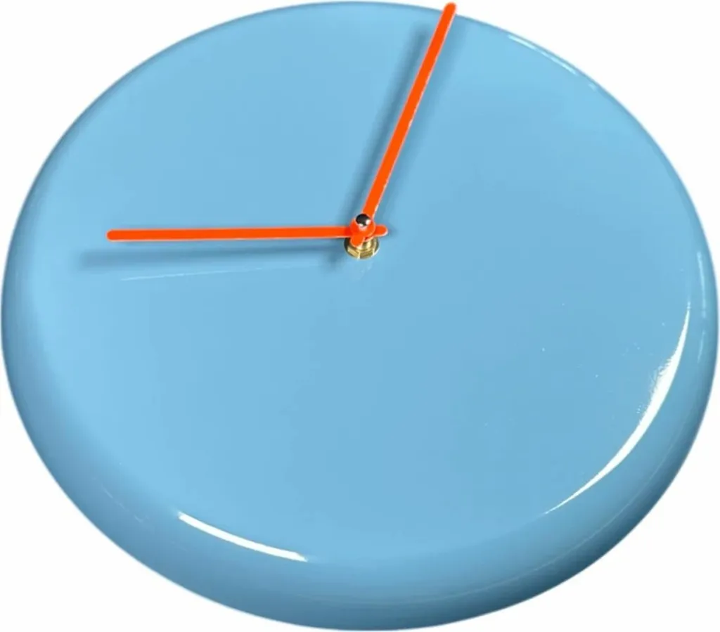 Orë muri dekorative metalike Wallity, blu, 30cm - 5